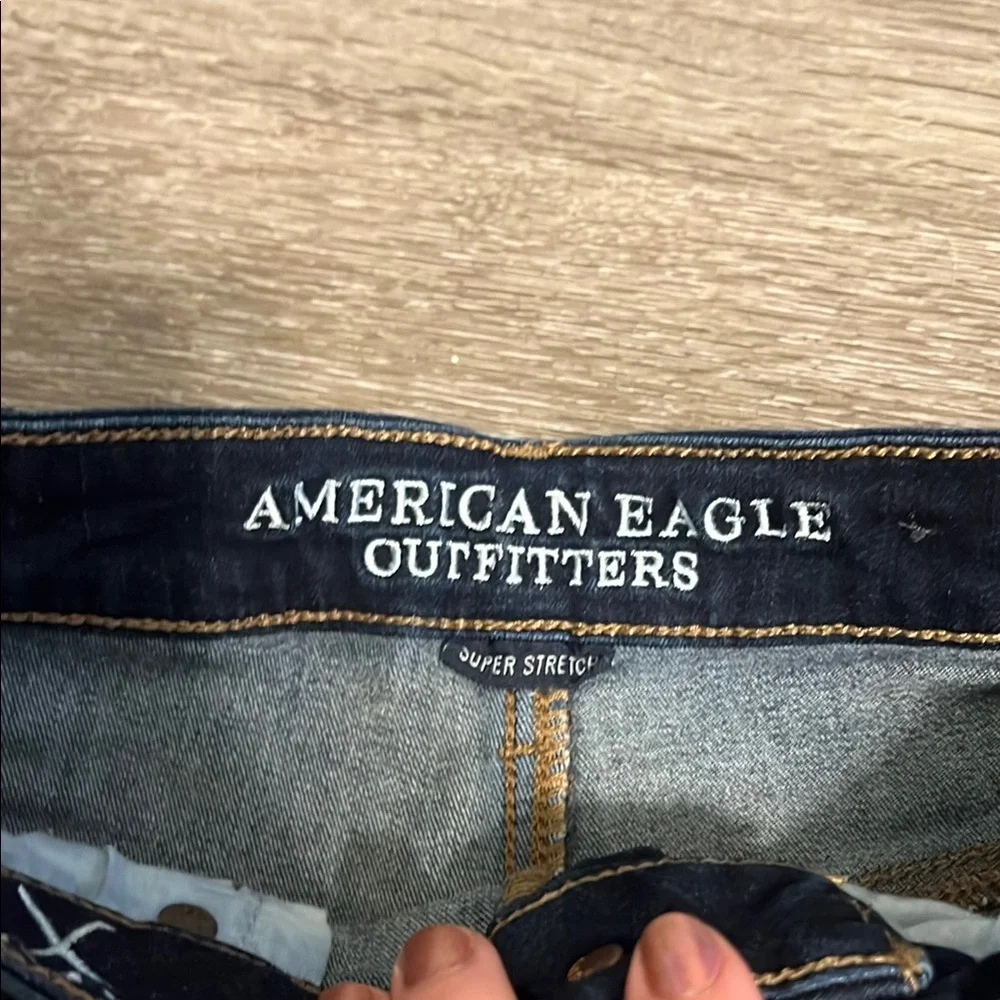 American Eagle Outfitters Women's Denim Shorts - Super Hi-Rise Shortie * - Picture 2 of 7